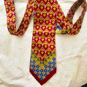 Versace Italian Silk Tie Vintage